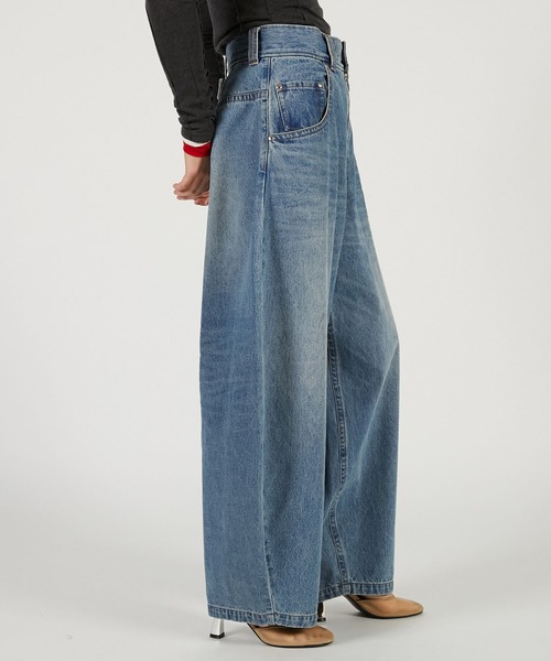PRANK PROJECT（プランクプロジェクト）の「バギーデニム / Baggy Denim（デニムパンツ・レディース・ブルー/ブラック/ネイビー・36/38）」の14枚目の写真