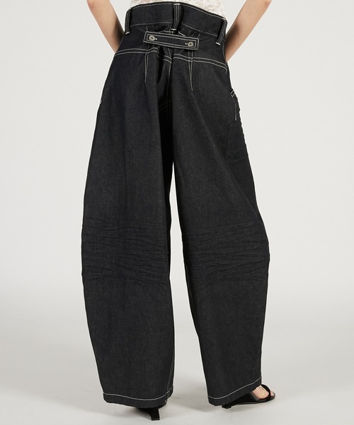 PRANK PROJECT（プランクプロジェクト）の「バギーデニム / Baggy Denim（デニムパンツ・レディース・ブルー/ブラック/ネイビー・36/38）」の10枚目の写真
