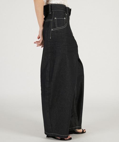 PRANK PROJECT（プランクプロジェクト）の「バギーデニム / Baggy Denim（デニムパンツ・レディース・ブルー/ブラック/ネイビー・36/38）」の11枚目の写真