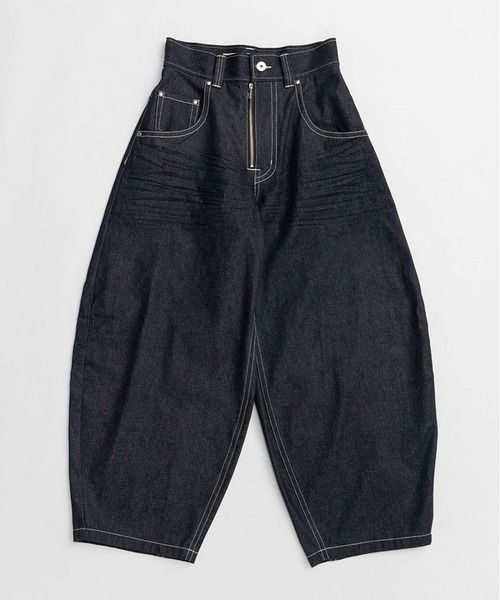 PRANK PROJECT（プランクプロジェクト）の「バギーデニム / Baggy Denim（デニムパンツ・レディース・ブルー/ブラック/ネイビー・36/38）」の16枚目の写真