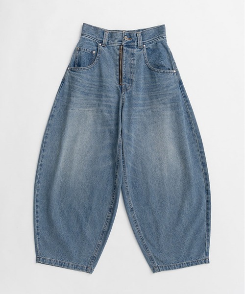 PRANK PROJECT（プランクプロジェクト）の「バギーデニム / Baggy Denim（デニムパンツ・レディース・ブルー/ブラック/ネイビー・36/38）」の17枚目の写真