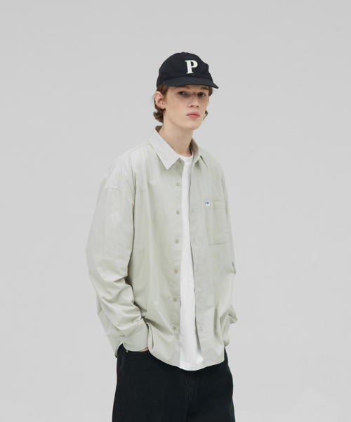 STENDS（ステンズ）の「[M~4XL] フローコットンシャツ_ベージュ（シャツ/ブラウス・メンズ・その他・MEDIUM/LARGE/X-LARGE/XX-LARGE/XXX-LARGE/XXXX-LARGE）」の2枚目の写真