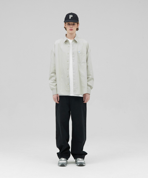 STENDS（ステンズ）の「[M~4XL] フローコットンシャツ_ベージュ（シャツ/ブラウス・メンズ・その他・MEDIUM/LARGE/X-LARGE/XX-LARGE/XXX-LARGE/XXXX-LARGE）」の4枚目の写真