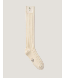 SOOPUI（スープイ）の「Organic cotton knee socks in ivory（ソックス/靴下）」