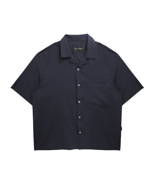 GOSTREET(ゴーストリート)の「オープンカラークーリングパンチングシャツダークネイビー(シャツ/ブラウス・メンズ・その他・MEDIUM/LARGE)」の3枚目の写真