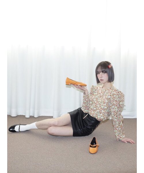 LEVASE(ルバズ)の「eg) jenny chain flat-orange 2cm(バレエシューズ・レディース・その他・38/39/35/36/37/36.5/37.5/35.5/38.5)」の4枚目の写真