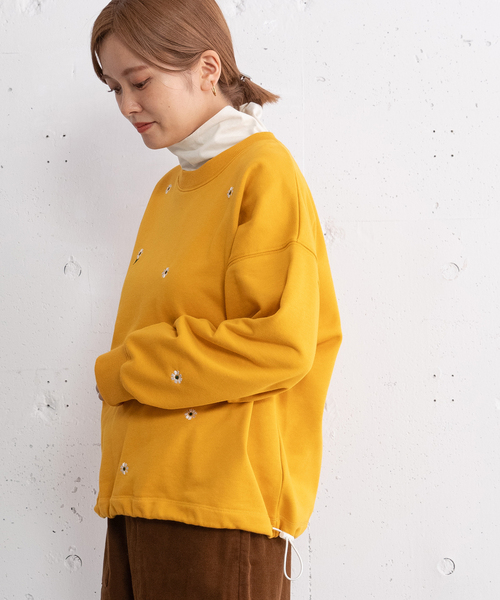 POU DOU DOU（プードゥドゥ）の「ラウンドテールタートルネックトップス（Tシャツ/カットソー・レディース・レッド/ブラック/アイボリー・M）」の10枚目の写真