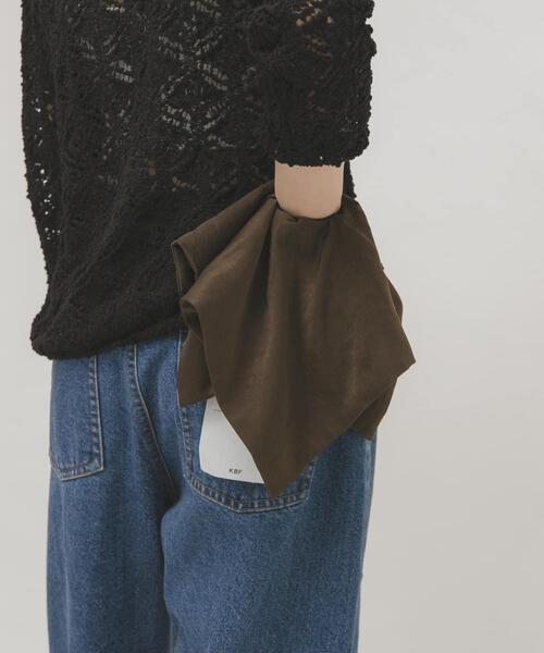 KBF（ケイビーエフ）の「サテンシュシュ(特大)（ヘアゴム・レディース・ベージュ/グリーン系その他・ONE）」の11枚目の写真