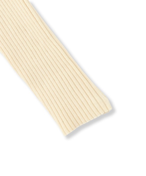 QUEENS COURT（クイーンズコート）の「フラワーチュールペプラムリブニット≪手洗い可能≫（ニット/セーター・レディース・オフホワイト/ブラック/ブラウン・M）」の19枚目の写真