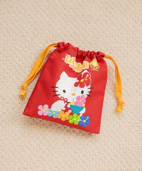 Me%(ミィパーセント)の「【いちご新聞】巾着ポーチ 602823(ポーチ・レディース・レッド/ブルー系その他/イエロー/パープル系その他・FREE)」の4枚目の写真