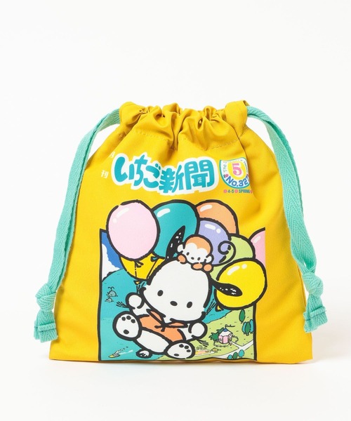 Me%(ミィパーセント)の「【いちご新聞】巾着ポーチ 602823(ポーチ・レディース・レッド/ブルー系その他/イエロー/パープル系その他・FREE)」の13枚目の写真