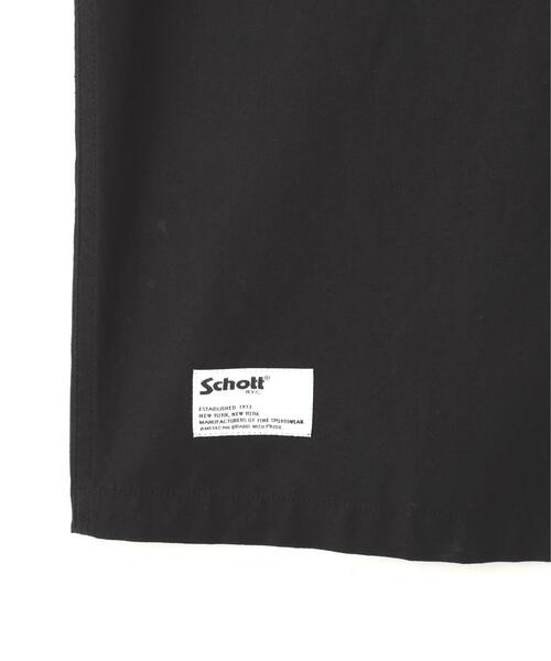 Schott(ショット)の「Schott/ショット/NC SHIRT EMB/エヌシー 刺繍 シャツ(シャツ/ブラウス・メンズ・ブラック/グレー/ミント・M/L/XL/2XL)」の10枚目の写真