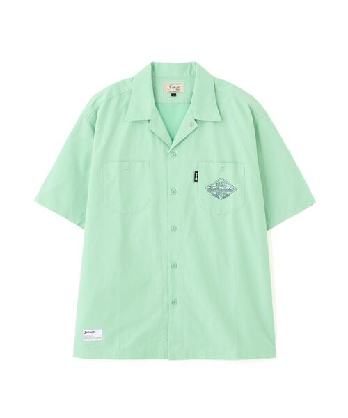 Schott(ショット)の「Schott/ショット/NC SHIRT EMB/エヌシー 刺繍 シャツ(シャツ/ブラウス・メンズ・ブラック/グレー/ミント・M/L/XL/2XL)」の20枚目の写真