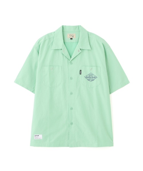 schott（ショット）の「Schott/ショット/NC SHIRT EMB/エヌシー 刺繍 シャツ（シャツ/ブラウス・メンズ・ブラック/グレー/ミント・M/L/XL/2XL）」の13枚目の写真