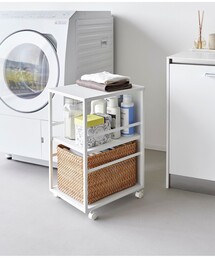 tower（タワー）の「＜tower＞目隠しワゴン スリム 天板付き（収納グッズ）」