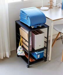 tower（タワー）の「＜tower＞目隠しワゴン スリム 天板付き（収納グッズ）」