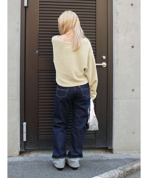 Ungrid（アングリッド）の「モールダブルフェイスロングスリーブTee（Tシャツ/カットソー・レディース・アイボリー/イエロー/グリーン・FREE）」の14枚目の写真