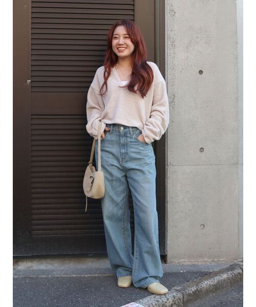 Ungrid（アングリッド）の「モールダブルフェイスロングスリーブTee（Tシャツ/カットソー・レディース・アイボリー/イエロー/グリーン・FREE）」の18枚目の写真