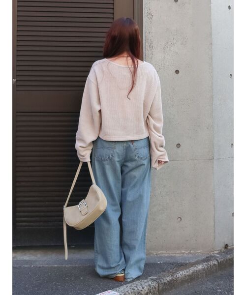 Ungrid（アングリッド）の「モールダブルフェイスロングスリーブTee（Tシャツ/カットソー・レディース・アイボリー/イエロー/グリーン・FREE）」の20枚目の写真