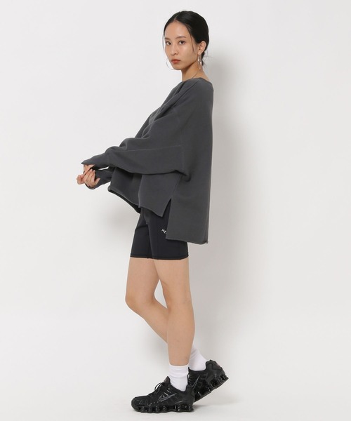 HEREIAM（ヘレイアム）の「【HEREIAM】オフショルスウェットプルオーバー（スウェット・レディース・スミクロ/ライトピンク/ホワイト・FREE）」の17枚目の写真