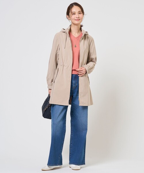 J.PRESS(ジェイプレス)の「【着回し力抜群・オンオフ使える】HIGH GAUGE BASIC Vネック ニット(ニット/セーター・レディース・アイボリー系/ピンク系/イエロー系/スカイブルー系/ネイビー系・LARGE/MEDIUM)」の20枚目の写真