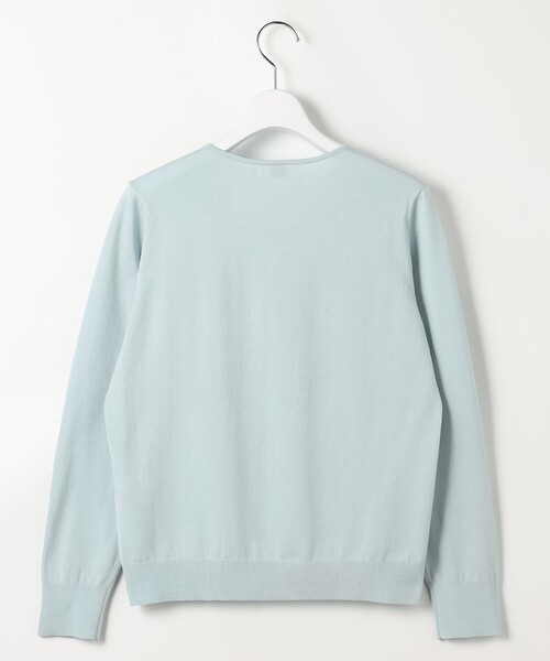 J.PRESS(ジェイプレス)の「【着回し力抜群・オンオフ使える】HIGH GAUGE BASIC Vネック ニット(ニット/セーター・レディース・アイボリー系/ピンク系/イエロー系/スカイブルー系/ネイビー系・LARGE/MEDIUM)」の10枚目の写真