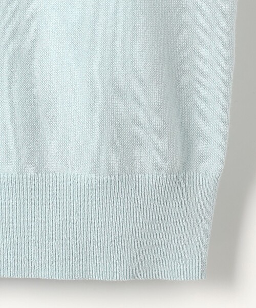 J.PRESS(ジェイプレス)の「【着回し力抜群・オンオフ使える】HIGH GAUGE BASIC Vネック ニット(ニット/セーター・レディース・アイボリー系/ピンク系/イエロー系/スカイブルー系/ネイビー系・LARGE/MEDIUM)」の7枚目の写真