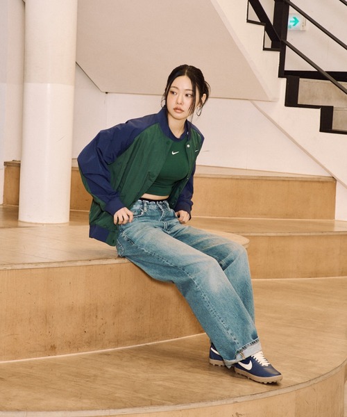 NIKE(ナイキ)の「ナイキ アストログラバー レザー ウィメンズシューズ / Nike Astrograbber Leather Women's Shoes II1259-400 Midnight Navy(スニーカー・レディース・ネイビー・24.5/24/23.5/23/26/22.5/25.5/25/22)」の8枚目の写真