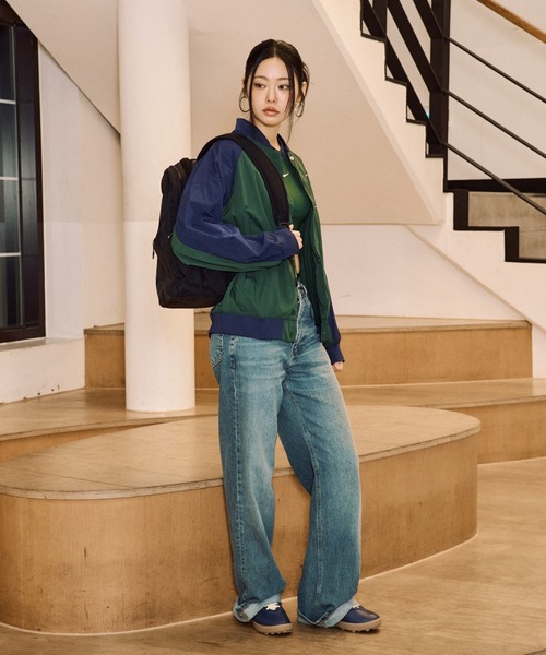NIKE(ナイキ)の「ナイキ アストログラバー レザー ウィメンズシューズ / Nike Astrograbber Leather Women's Shoes II1259-400 Midnight Navy(スニーカー・レディース・ネイビー・24.5/24/23.5/23/26/22.5/25.5/25/22)」の7枚目の写真