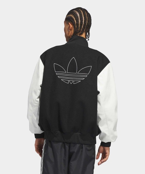 adidas(アディダス)の「オリジナルス バスケットボール ジャケット / アディダスオリジナルス adidas Originals(ブルゾン・メンズ・ブラック・MEDIUM/LARGE/X-LARGE/SMALL/X-SMALL/XX-LARGE)」の13枚目の写真