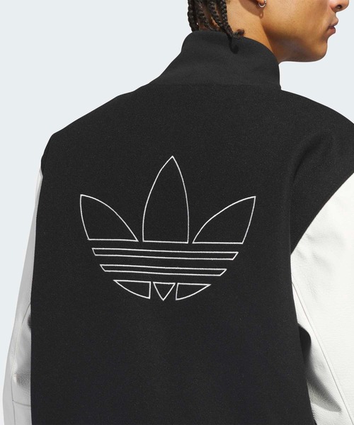adidas(アディダス)の「オリジナルス バスケットボール ジャケット / アディダスオリジナルス adidas Originals(ブルゾン・メンズ・ブラック・MEDIUM/LARGE/X-LARGE/SMALL/X-SMALL/XX-LARGE)」の15枚目の写真
