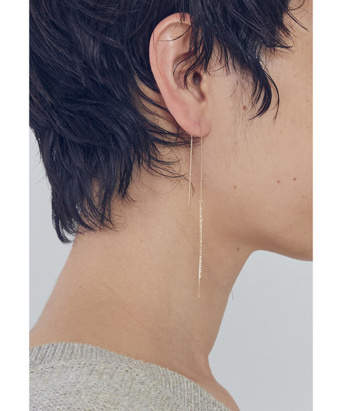 1er Arrondissement(プルミエアロンディスモン)の「<wePERM(ウィパーマ)>“Duo”ピアス(両耳)(その他ヘアアクセサリー・レディース・ゴールド・FREE)」の3枚目の写真