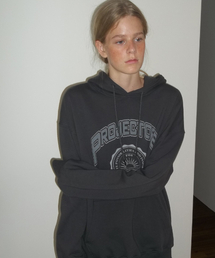HERITAGE OVERSIZED HOODIE - DARK GREY