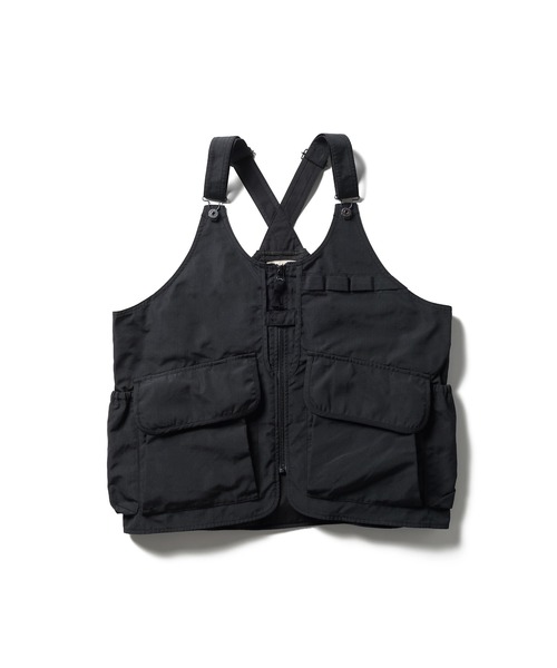 Snow Peak(スノーピーク)の「Snow Peak / TAKIBI Ripstop Vest リップストップベスト 難燃(ベスト・メンズ・ブラック/オリーブ・S/M/L)」の13枚目の写真