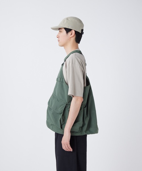 Snow Peak(スノーピーク)の「Snow Peak / TAKIBI Ripstop Vest リップストップベスト 難燃(ベスト・メンズ・ブラック/オリーブ・S/M/L)」の5枚目の写真