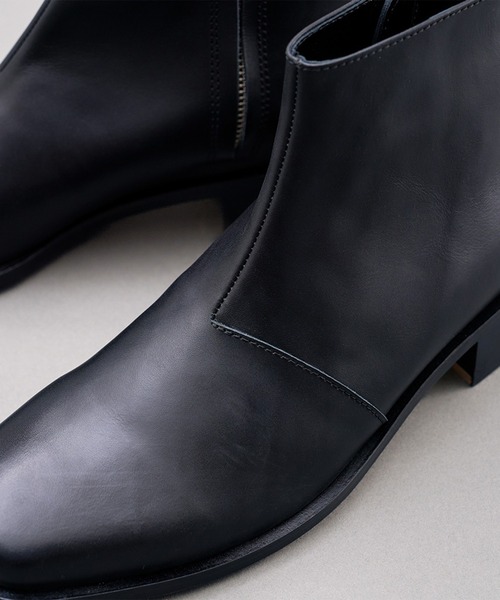 PADRONE（パドローネ）の「【PADRONE/パドローネ】BL SQUARE SIDE ZIP BOOTS（ブーツ・メンズ・ブラック・40）」の5枚目の写真