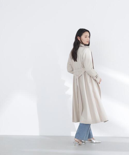 NATURAL BEAUTY BASIC（ナチュラルビューティーベーシック）の「◇パウダーツイルトレンチコート（トレンチコート・レディース・ベージュ系その他3/ブラウン/ベージュ・SMALL/MEDIUM/P/S）」の17枚目の写真