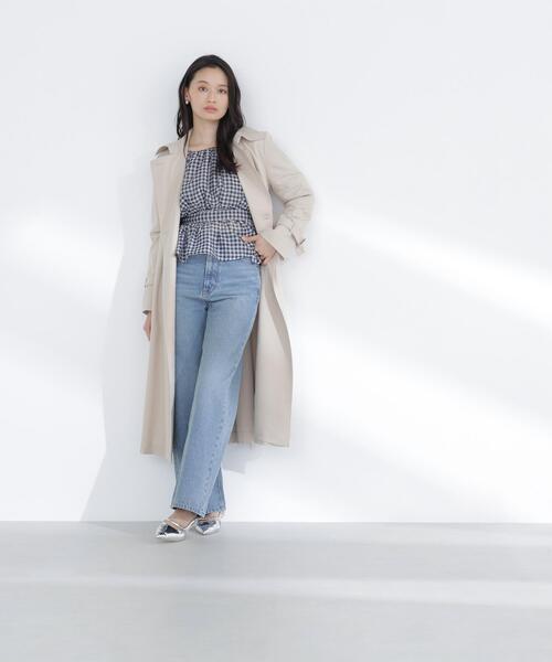 NATURAL BEAUTY BASIC（ナチュラルビューティーベーシック）の「◇パウダーツイルトレンチコート（トレンチコート・レディース・ベージュ系その他3/ブラウン/ベージュ・SMALL/MEDIUM/P/S）」の22枚目の写真