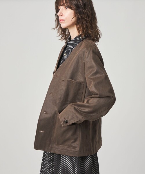 Steven Alan(スティーブンアラン)の「<Steven Alan>クラック ライク ノーカラー ジャケット(その他アウター・レディース・ダークブラウン・S/M)」の14枚目の写真