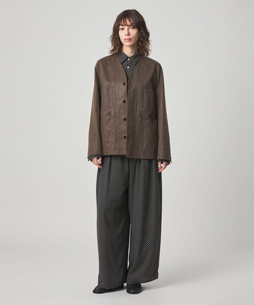 ※ヒロ※Steven Alanツイードジャケット Steven Alan＞クラック ライク ノーカラー ジャケット（その他アウター