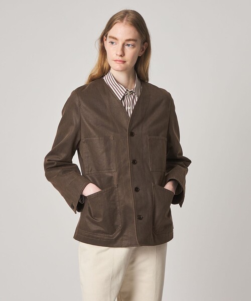 Steven Alan(スティーブンアラン)の「<Steven Alan>クラック ライク ノーカラー ジャケット(その他アウター・レディース・ダークブラウン・S/M)」の17枚目の写真