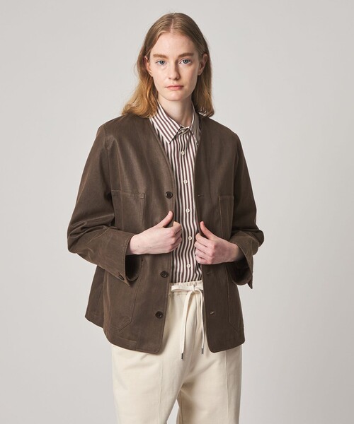 Steven Alan(スティーブンアラン)の「<Steven Alan>クラック ライク ノーカラー ジャケット(その他アウター・レディース・ダークブラウン・S/M)」の19枚目の写真