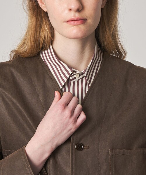 Steven Alan＞クラック ライク ノーカラー ジャケット（その他アウター