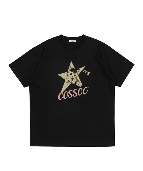 COSO(コソ)の「イッツキャットコソ 半袖Tシャツ (チャコール)(Tシャツ/カットソー・レディース・チャコール・S/M/L)」の2枚目の写真