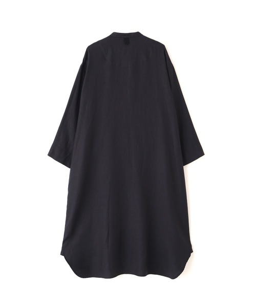 MARGARET HOWELL（マーガレットハウエル）の「BRUSHED LINEN TWILL DRESS（ワンピース・レディース・ダークグレー・FREE）」の3枚目の写真