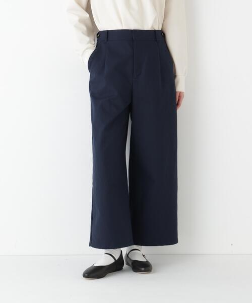 human woman（ヒューマンウーマン）の「◆【ウォッシャブル】チノガウチョ（その他パンツ・レディース・ベージュ/ネイビー・SMALL/MEDIUM）」の2枚目の写真