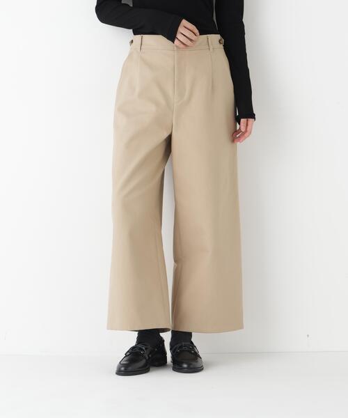 human woman（ヒューマンウーマン）の「◆【ウォッシャブル】チノガウチョ（その他パンツ・レディース・ベージュ/ネイビー・SMALL/MEDIUM）」の7枚目の写真