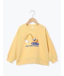 Samansa Mos2 Lagom | 働く車プリントトレーナー(Tシャツ/カットソー)