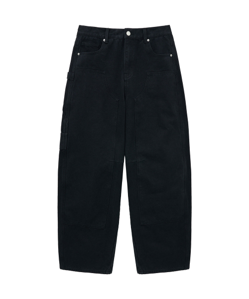 Big Unionの「ヘビーカンバスカーブドカーペンターパンツ(ブラック)(その他パンツ・メンズ・その他・L/S/M/XS)」の4枚目の写真