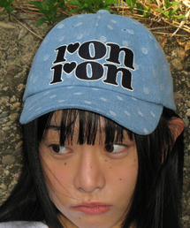 RONRON（ロンロン）の「DOT LOGO BALL CAP BLUE（キャップ）」